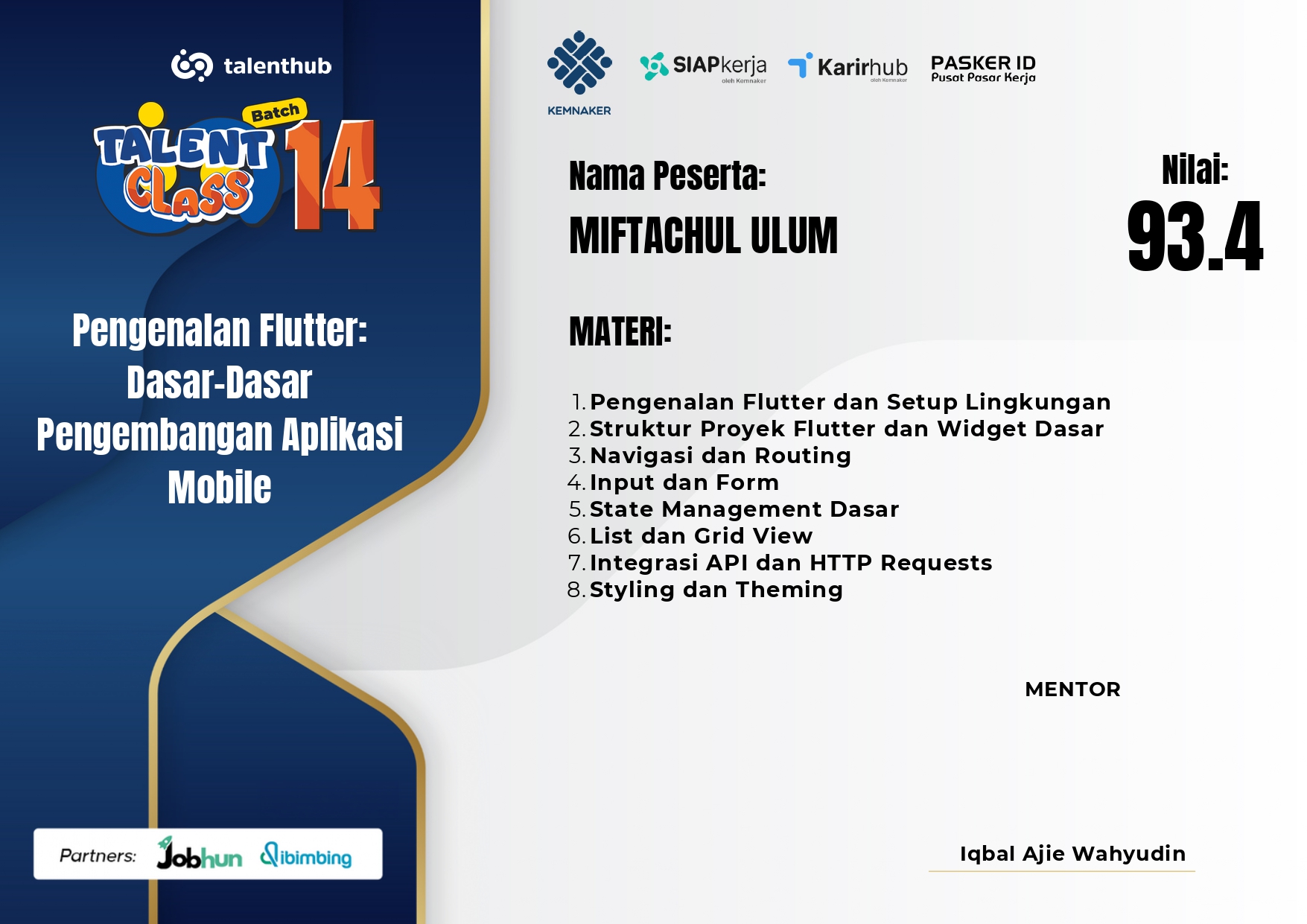 Certifications Kemnaker